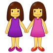 👭 Deux Femmes Se Tenant La Main Emoji par Samsung