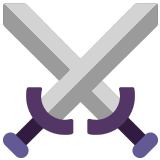 ⚔️ Gekreuzte Schwerter Emoji von Microsoft