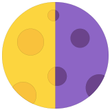 🌗 Abnehmender Halbmond Emoji von Microsoft