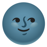 🌚 Новая Луна с Лицом, смайлик от Google