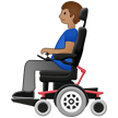 👨🏽‍🦼 Mann in Elektrischem Rollstuhl: Mittlere Hautfarbe Emoji von Samsung