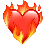 ❤️‍🔥 Heart on Fire, Emoji by Apple