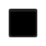 ◾ Carré Petit Moyen Noir Emoji par Apple