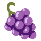 🍇 Виноград, смайлик от Google