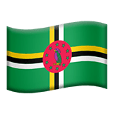 🇩🇲 Флаг: Доминика, смайлик от Apple