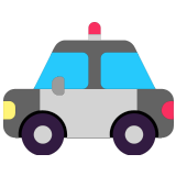 🚓 Polizeiwagen Emoji von Microsoft