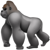 🦍 Gorilla Emoji von Apple
