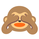 🙈 See-No-Evil Monkey, Emoji by Google