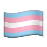 🏳️‍⚧️ Transgender Flag, Emoji by Apple