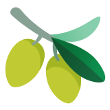 🫒 Olive Emoji par Google