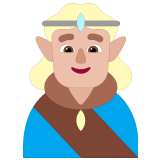 🧝🏼‍♂️ Elf: Mittelhelle Hautfarbe Emoji von Microsoft