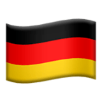 🇩🇪 Drapeau : Allemagne Emoji par Microsoft