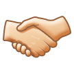 🤝🏻 Handshake: Light Skin Tone, Emoji by Samsung
