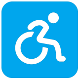 ♿ Symbole Accès Handicapés Emoji par Microsoft