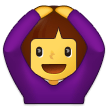 🙆‍♀️ Femme Faisant Un Geste D’acceptation Emoji par Samsung