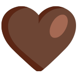 🤎 Braunes Herz Emoji von Microsoft