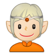 🧝🏻 Elf(e): Helle Hautfarbe Emoji von Samsung