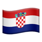 🇭🇷 Drapeau : Croatie Emoji par Microsoft