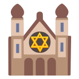 🕍 Synagoge Emoji von Google
