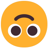🙃 Umgekehrtes Gesicht Emoji von Microsoft
