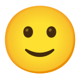 🙂 Visage Avec Un Léger Sourire Emoji par Google
