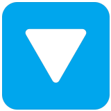 🔽 Abwärts-Schaltfläche Emoji von Microsoft