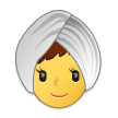 👳‍♀️ Frau Mit Turban Emoji von Samsung