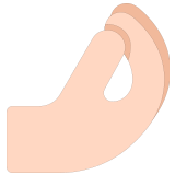 🤌🏻 Zusammengedrückte Finger: Helle Hautfarbe Emoji von Microsoft