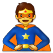 🦸 Superheld(in) Emoji von Samsung