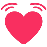 💓 Beating Heart, Emoji by Microsoft