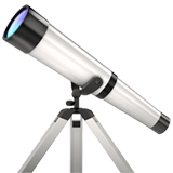 🔭 Телескоп, смайлик от Apple