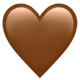 🤎 Braunes Herz Emoji von Apple
