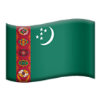🇹🇲 Flagge: Turkmenistan Emoji von Microsoft
