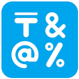🔣 Eingabesymbol Sonderzeichen Emoji von Microsoft