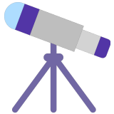 🔭 Telescope, Emoji by Microsoft