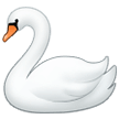 🦢 Swan, Emoji by Samsung