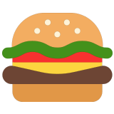 🍔 Гамбургер, смайлик от Microsoft