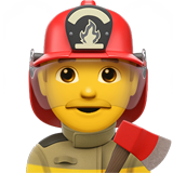 👨‍🚒 Feuerwehrmann Emoji von Apple
