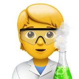 🧑‍🔬 Wissenschaftler(in) Emoji von Apple