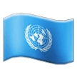 🇺🇳 Флаг: Организация Объединенных Наций, смайлик от Samsung