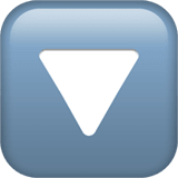 🔽 Abwärts-Schaltfläche Emoji von Apple