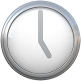 🕔 5:00 Uhr Emoji von Apple