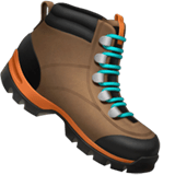 🥾 Hiking Boot, Emoji by Apple