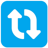 🔃 Clockwise Vertical Arrows, Emoji by Microsoft
