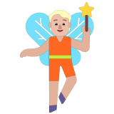 🧚🏼 Fairy: Medium-Light Skin Tone, Emoji by Microsoft