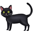 🐈‍⬛ Schwarze Katze Emoji von Samsung