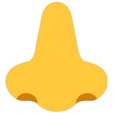 👃 Nose, Emoji by Microsoft