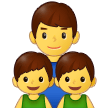👨‍👦‍👦 Familie: Mann, Junge Und Junge Emoji von Samsung