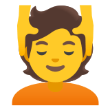 💆 Person, Die Eine Kopfmassage Bekommt Emoji von Google