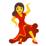 💃 Танцующая Женщина, смайлик от Google